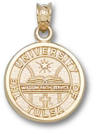 Tulsa Golden Hurricane "Seal" Lapel Pin - 14KT Gold Jewelry