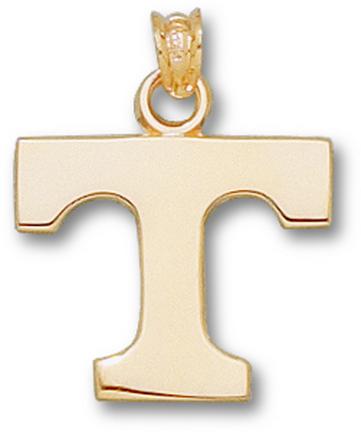 Tennessee Volunteers "Power T" Pendant - 14KT Gold Jewelry