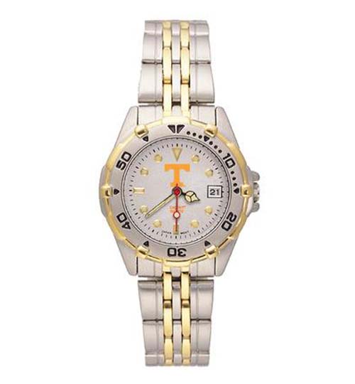 Tennessee Volunteers "T" All Star Watch with Stainless Steel Band - Women's