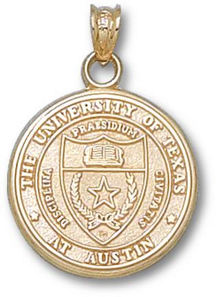 "Texas Longhorns ""Seal"" 11/16"" Lapel Pin - Sterling Silver Jewelry"