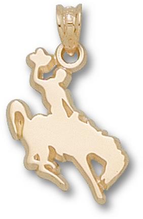 "Wyoming Cowboys ""Cowboy on Horse"" Lapel Pin - Sterling Silver Jewelry"