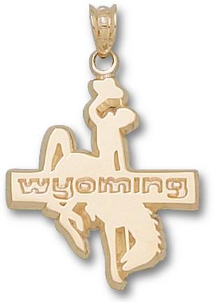 "Wyoming Cowboys ""Wyoming Cowboy"" 7/8"" Lapel Pin - Sterling Silver Jewelry"