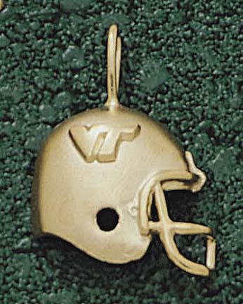 Virginia Tech Hokies "VT Helmet" Pendant - 10KT Gold Jewelry