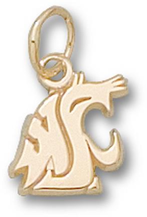 "Washington State Cougars ""WSU Cougar Head"" Lapel Pin - 10KT Gold Jewelry"