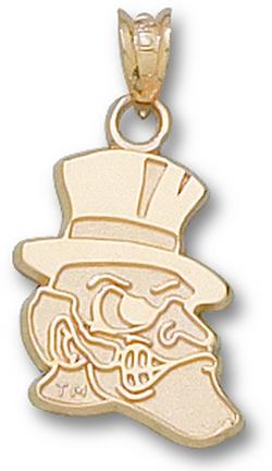 Wake Forest Demon Deacons "Deacon" 5/8" Lapel Pin - 10KT Gold Jewelry