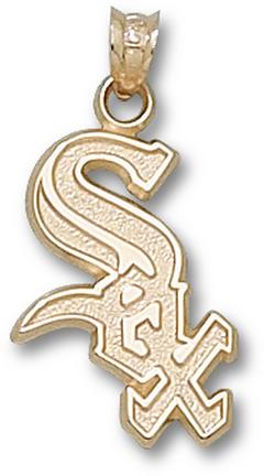 "Chicago White Sox ""Sox"" 3/4"" Border Lapel Pin - Sterling Silver Jewelry"