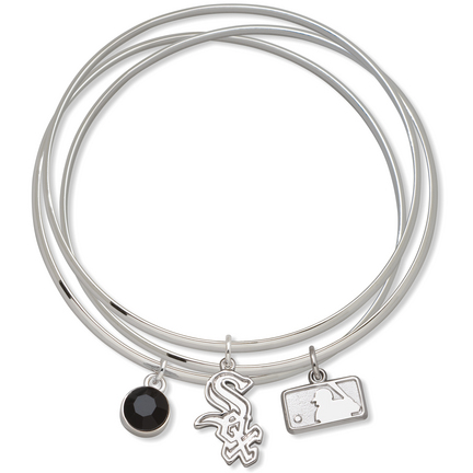 Chicago White Sox Batterman Triple Bangle Bracelet