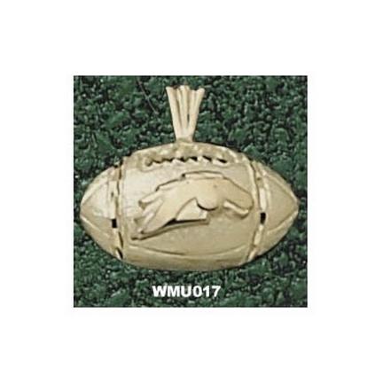 "Western Michigan Broncos New ""Bronco W"" 5/8"" Lapel Pin - Sterling Silver Jewelry"