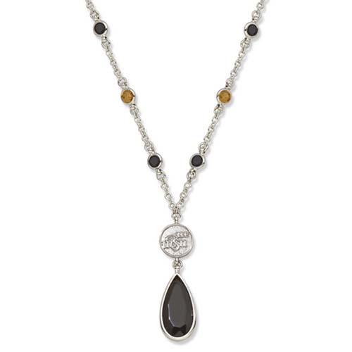 Wichita State Shockers Logo 18" Crystal Necklace