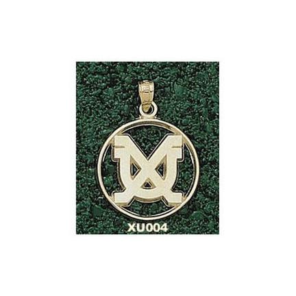 Xavier Musketeers "XU" In Circle Lapel Pin - 10KT Gold Jewelry