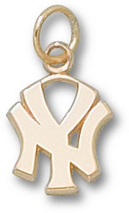 "New York Yankees ""NY"" 7/16"" Lapel Pin - 10KT Gold Jewelry"