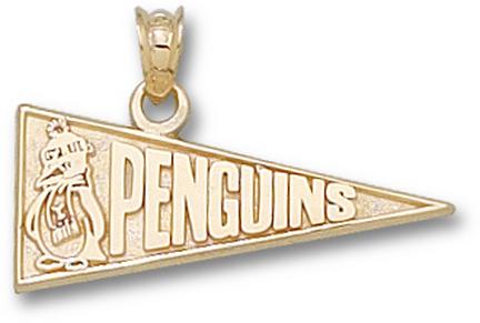 Youngstown State Penguins "Penguins Pennant" Lapel Pin - Sterling Silver Jewelry