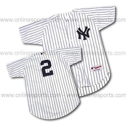 Derek Jeter New York Yankees #2 Authentic Majestic MLB Baseball Jersey (Home White)