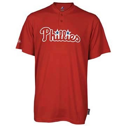MLB&reg; Cool Base&#153; Adult Two-Button Replica Jersey from Majestic
