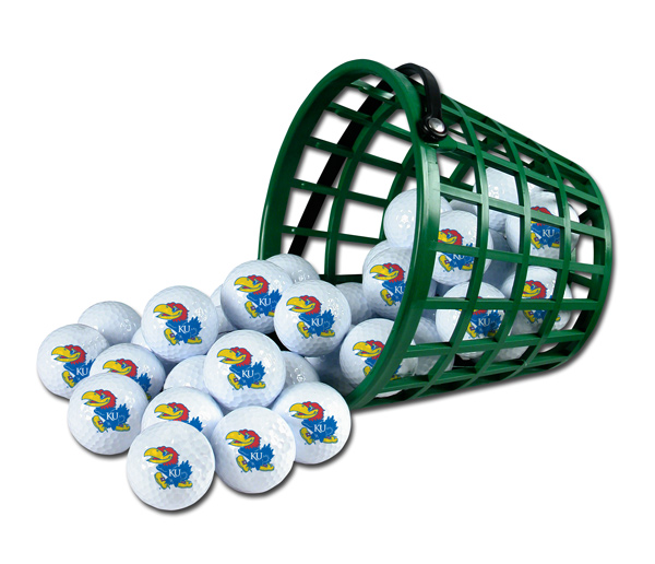 Kansas Jayhawks Golf Ball Bucket (36 Balls)