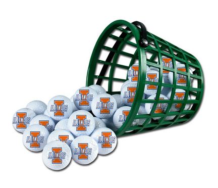 Illinois Fighting Illini Golf Ball Bucket (36 Balls)
