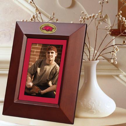 Arkansas Razorbacks 5" x 7" Vertical Brown Picture Frame