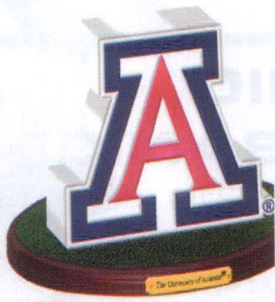 Arizona Wildcats "3D Logo" Figurine