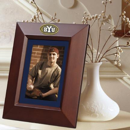 Brigham Young (BYU) Cougars 5" x 7" Vertical Brown Picture Frame