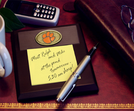 Clemson Tigers Memo Pad Holder