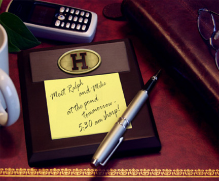 Harvard Crimson Memo Pad Holder