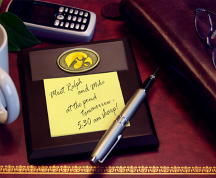 Iowa Hawkeyes Memo Pad Holder