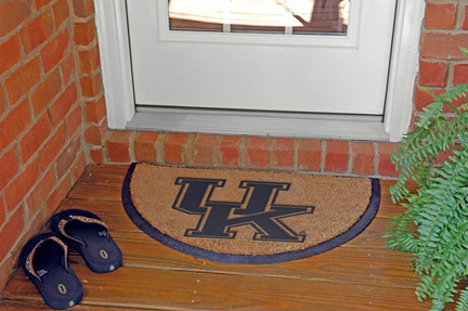 Kentucky Wildcats Half Moon Door Mat