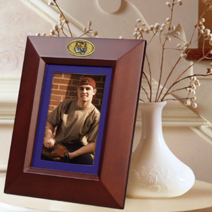 Louisiana State (LSU) Tigers 5" x 7" Vertical Brown Picture Frame