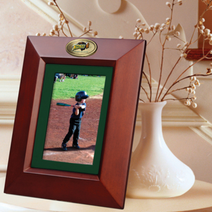 North Dakota State Bison 5" x 7" Vertical Brown Picture Frame