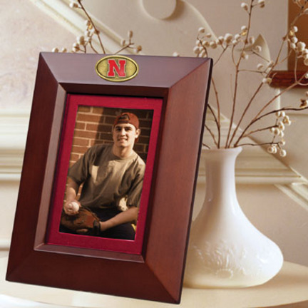 Nebraska Cornhuskers 5" x 7" Vertical Brown Picture Frame