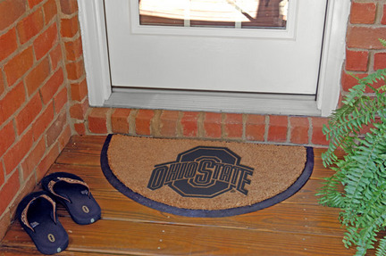 Ohio State Buckeyes Half Moon Door Mat