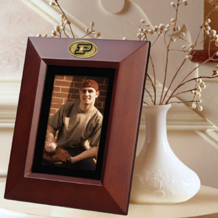 Purdue Boilermakers 5" x 7" Vertical Brown Picture Frame