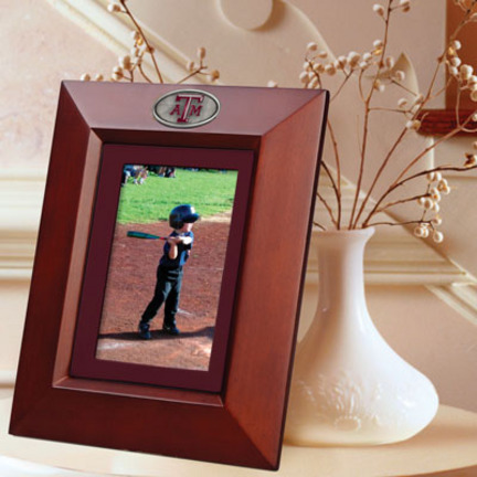 Texas A & M Aggies 5" x 7" Vertical Brown Picture Frame