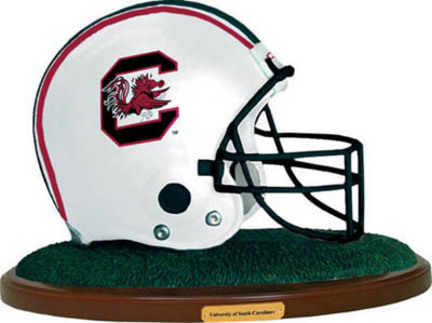 South Carolina Gamecocks Replica Football Helmet Figurine