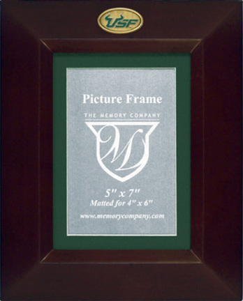 South Florida Bulls 5" x 7" Vertical Brown Picture Frame
