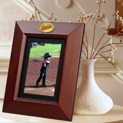 Baltimore Orioles 5" x 7" Vertical Brown Picture Frame