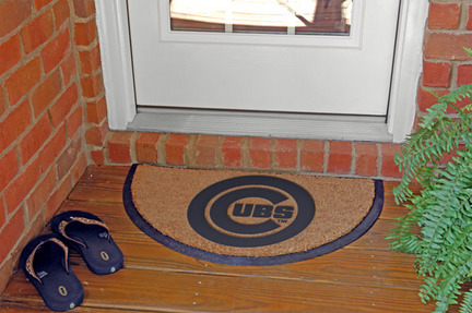 Chicago Cubs Half Moon Door Mat