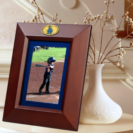 Los Angeles Dodgers 5" x 7" Vertical Brown Picture Frame