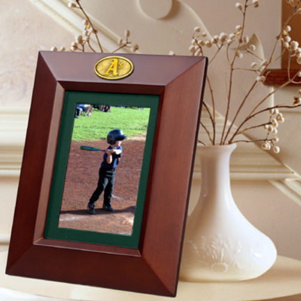 Oakland Athletics 5" x 7" Vertical Brown Picture Frame