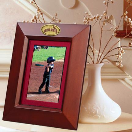 Memphis Redbirds 5" x 7" Vertical Brown Picture Frame