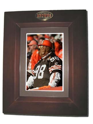 Cleveland Browns 5" x 7" Vertical Brown Picture Frame