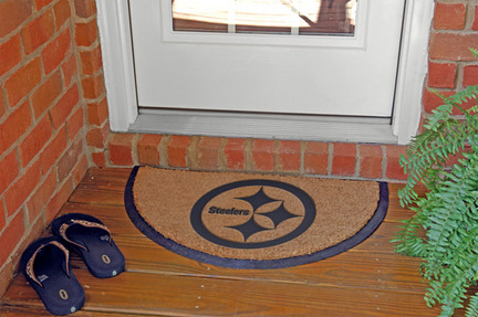 Pittsburgh Steelers Half Moon Door Mat