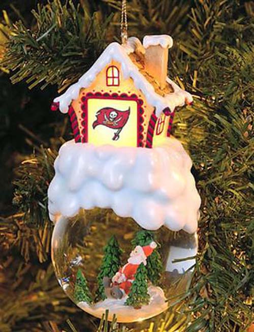 Tampa Bay Buccaneers "Home Sweet Home" Santa Ornament