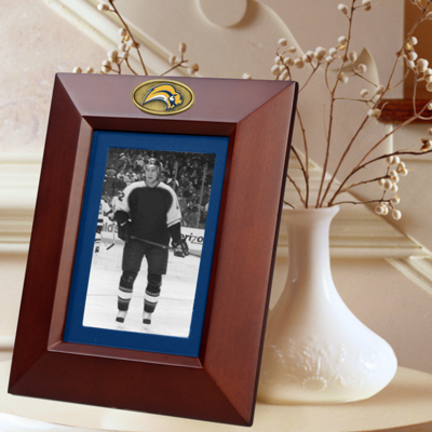 Buffalo Sabres 5" x 7" Vertical Brown Picture Frame