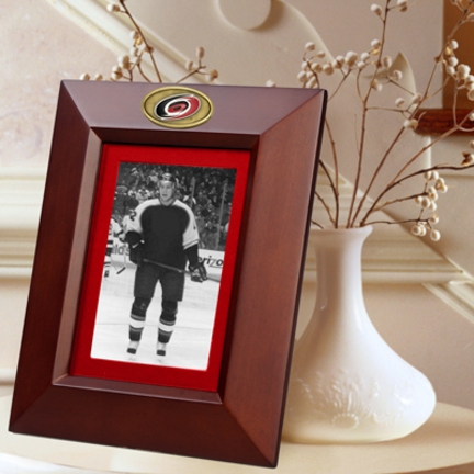 Carolina Hurricanes 5" x 7" Vertical Brown Picture Frame