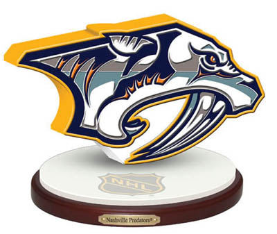 Nashville Predators "3D Logo" Figurine