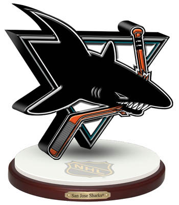 San Jose Sharks "3D Logo" Figurine