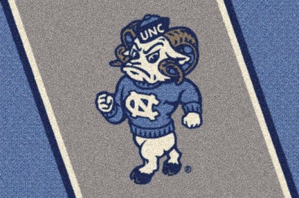 North Carolina Tar Heels (Ram) 22" x 33" Team Door Mat