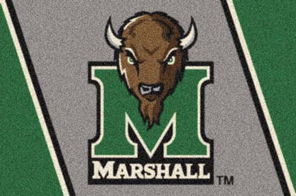 Marshall Thundering Herd "M" 4' x 6' Team Door Mat