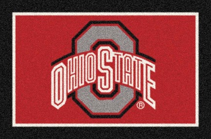 Ohio State Buckeyes (Gray O) 4' x 6' Team Door Mat